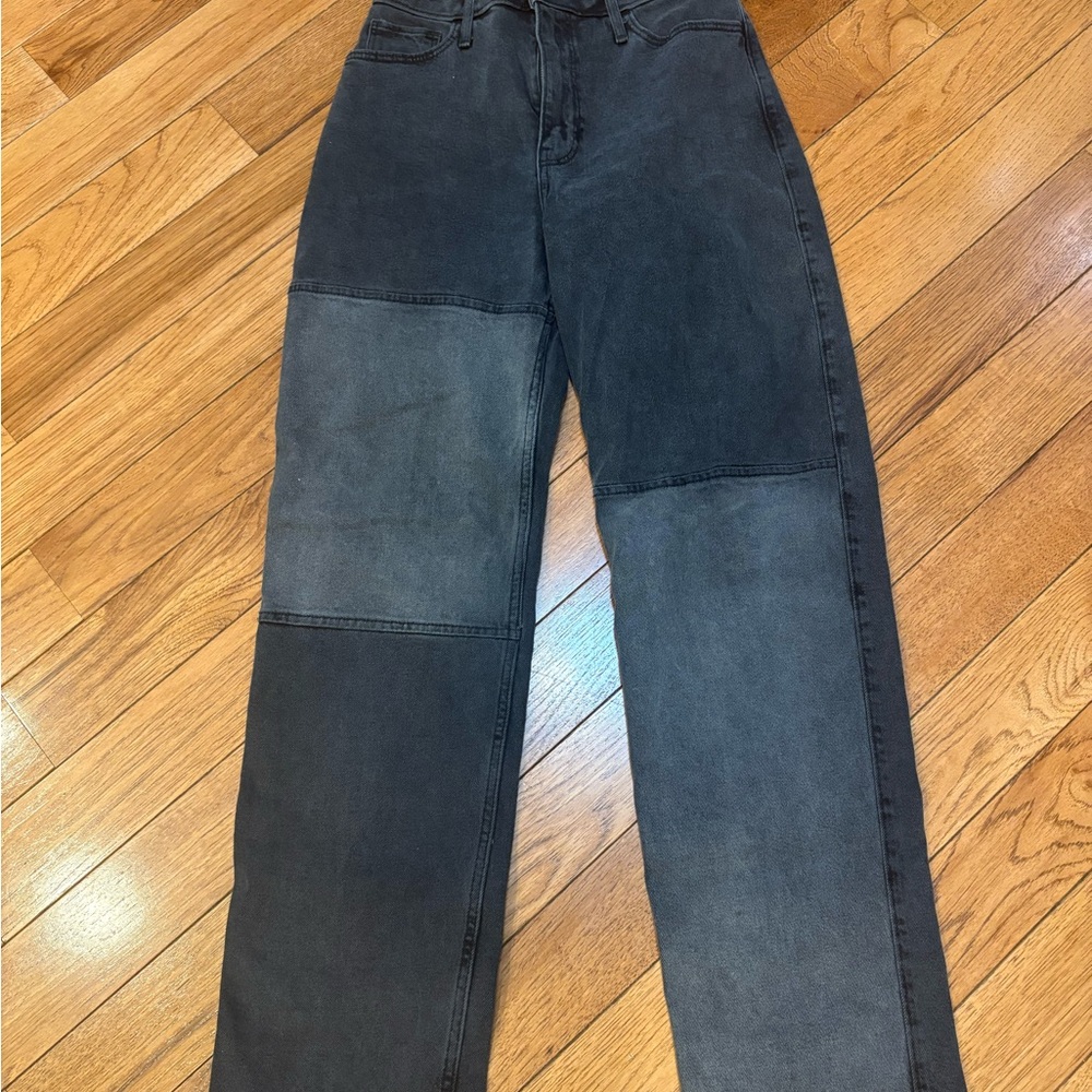 Hollister Two-Tone Ultra High Rise Dad Jean size 1R 25x31